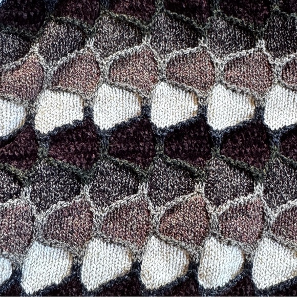 Vintage 90s Protege Collection‎ Textured Knit Pullover Brown Jumper Sweater L - Picture 2 of 6